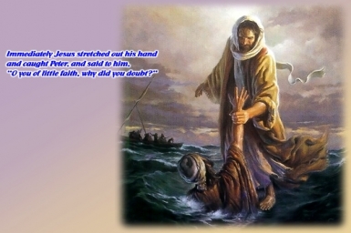 ``Lord, save me!``: Gospel by pictures of Sunday 19th (A) in Ordinary Time (Aug. 10, 2014)