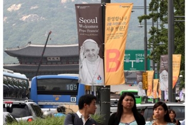 Pope sends video message to the people of Korea