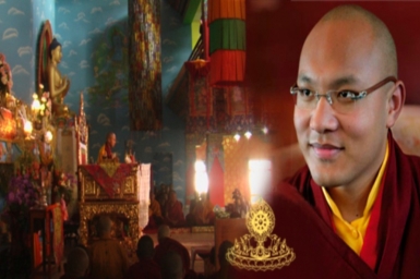 Karmapa begins prayer for world peace at Bodh Gaya