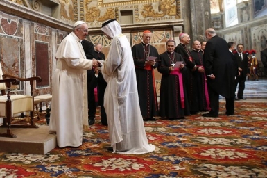 Muslim leader says pope is model of what religious leader should be