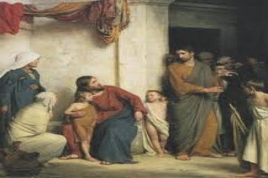 Little children were brought to Jesus that He might lay his hands on them with a prayer: Saturday 19th in Ordinary Time (18.8.2012)