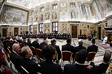 Pope Francis: discourse to representatives of the Churches, Ecclesial Communities and other religions