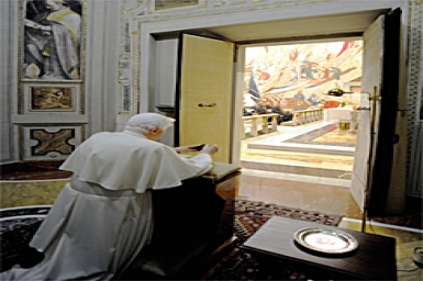 Pope Benedict`s prayer intention for May