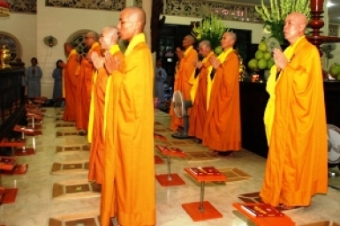 The Repentance Celebrating at Hoang Phap Pagoda