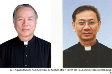 Nomination de deux nouveaux évêques