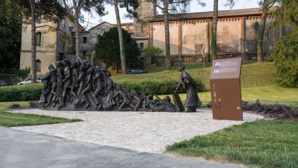 'Let the Oppressed Go Free' sculpture shines light on human trafficking