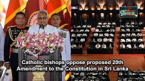 Sri Lanka: Bishops oppose 20th constitutional amendment