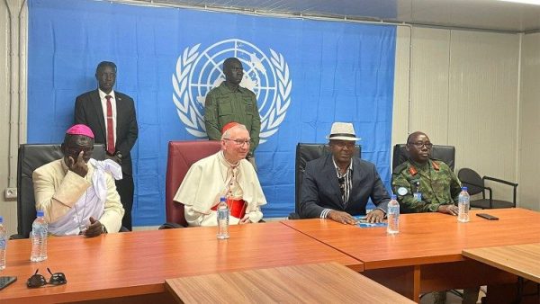 Cardinal Parolin in South Sudan: 'God never forgets injustices you suffer'
