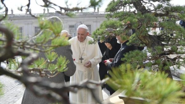 Pope: Peace is built with listening, not weapons