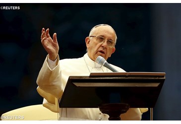 Pope Francis leads prayer vigil for Divine Mercy