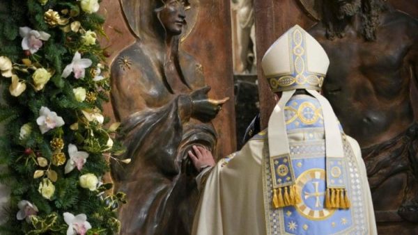 Saint Mary Major`s Holy Door is open