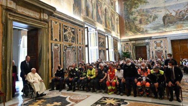 Pope to Italian Civil Protection: ‘Every war goes against principles of the UN'