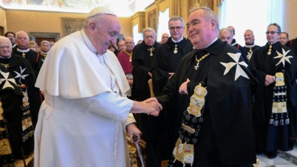 Pope to Order of Malta: Go forth in your mission while remaining faithful to Christ