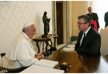 Pope Francis receives Prime Minister of Croatia