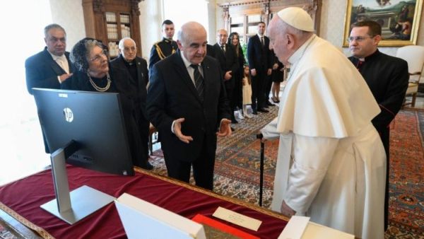Pope Francis meets with President Vella of Malta