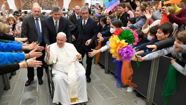 Pope to Italian schoolchildren: 'Dream big, like John XXIII and Martin Luther King'