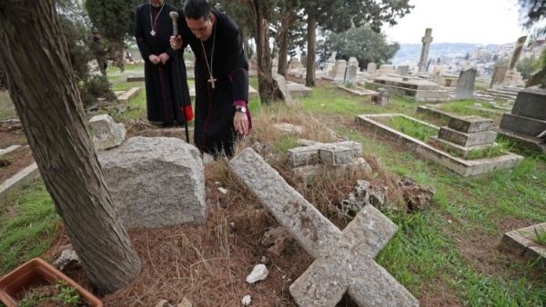 Christian cemetery vandalized in Jerusalem
