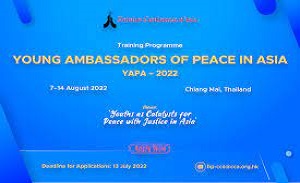 CCA invites applications for ‘Young Ambassadors of Peace in Asia’ (YAPA) Training