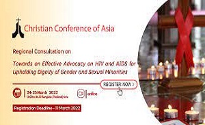 CCA to organise Regional Consultation on ‘Towards an Effective Advocacy on HIV and AIDS for Upholding Dignity of Gender and Sexual Minorities’