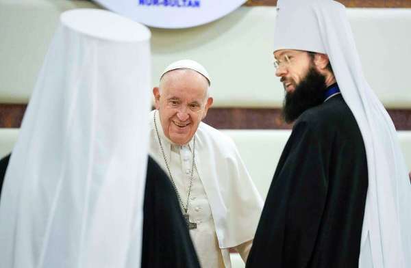 An inside look at Pope Francis` second day in Kazakhstan