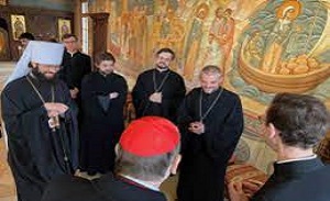 Cardinal Koch visits Russian Orthodox Seminary in France