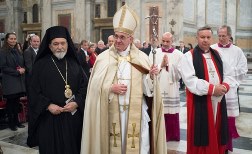 Pope presides at ecumenical Vespers service