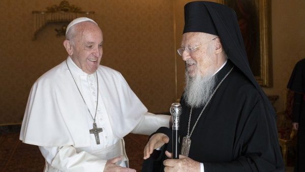 Pope to Patriarch of Constantinople: χρόνια πολλά!