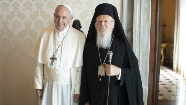 Pope sends greetings to Ecumenical Patriarch Bartholomew