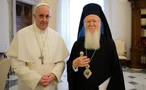 Pope Francis meets with Ecumenical Patriarch Bartholomew
