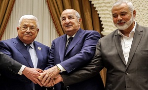 Meeting between Fatah and Hamas leaders in Algiers `positive`