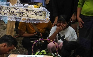 Christians mourn Myanmar air strike victims