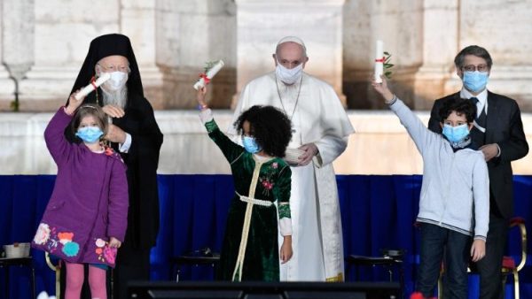 Faith and symbolism at Rome’s interreligious Meeting for Peace