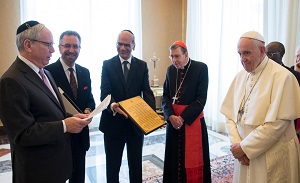 Pope Francis sends greetings to International Jewish Committee on Interreligious Consultations