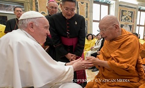 Pope to Buddhists: Let’s work together to cultivate compassion and hospitality