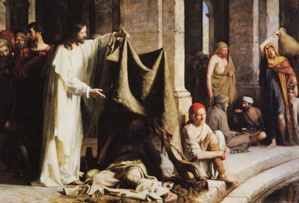 DAILY MEDITATION:“Jesus saw him lying there and knew that he had been ill for a long time...”