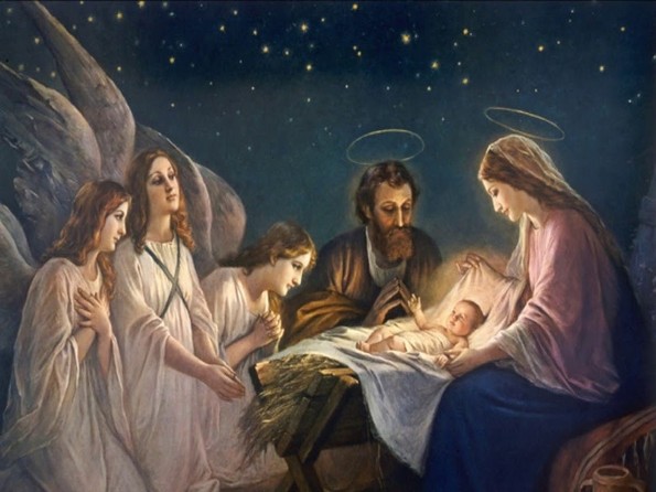 DAILY MEDITATION: ``For today in the city of David a savior has been born for you who is Messiah and Lord``