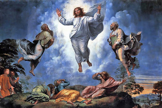 DAILY MEDITATION: “And he was transfigured before them”