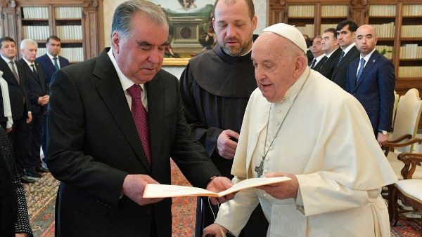 Pope Francis meets with the President of the Republic of Tajikistan
