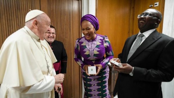 Pope Francis meets with Ghana`s Vice President