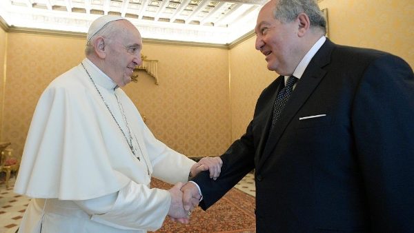 Armenian president lauds friendship, good relations with Vatican