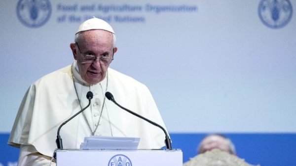 Pope to all nations: Work to eradicate the scourge of hunger