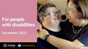 December 2023: For people with disabilities