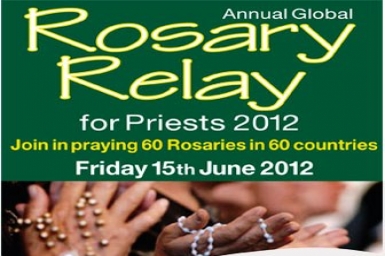 The 3rd Annual Global Rosary Relay for Priests