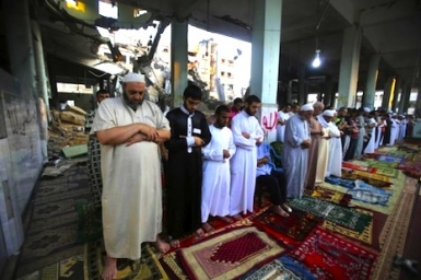 Gaza greets Eid holiday with tears and sorrow
