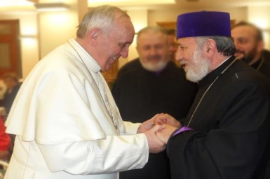 Pope tells Armenian patriarch that the `ecumenism of suffering and martyrdom` leads to unity