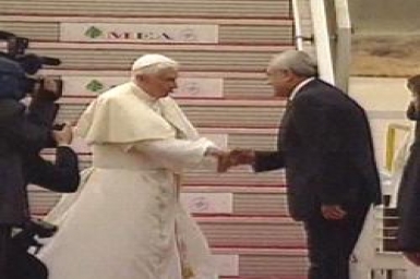 Pope arrives in Lebanon as a friend of all the inhabitants of the Middle East