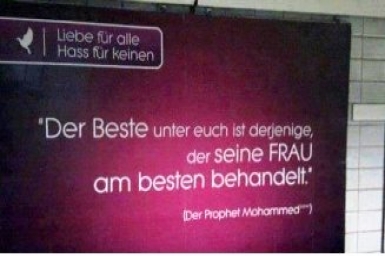 Un célèbre hadith s’affiche dans le métro en Allemagne