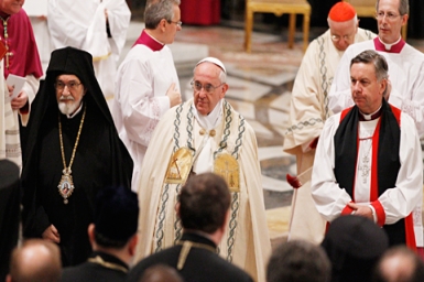 `May the unity of the Church be an instrument of reconciliation for the whole world`