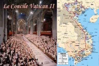 Vietnam du Sud lors de l`ouverture du Concile Vatican II : les enfants aussi prient pour le Concile
