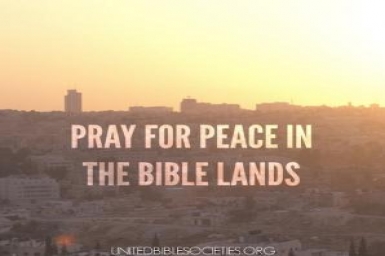Prayers for peace in Palestine and Israel